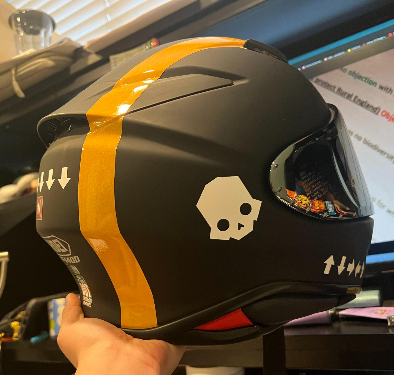 My finished helmet My finished helmet